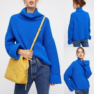 Free People Blue Sweater